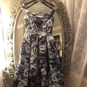 Parker Black off the shoulder ball gown size 4